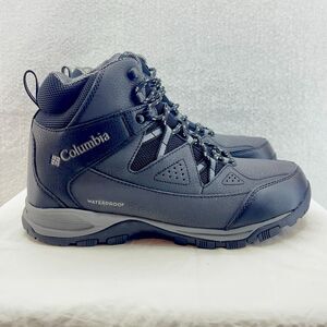 Columbia Boots Mens 11.5 Black Grey Liftop III Omni-Heat Insulated Winter Hiking